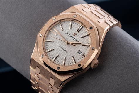 audemars piguet royal oak rose gold|ap royal oak retail price.